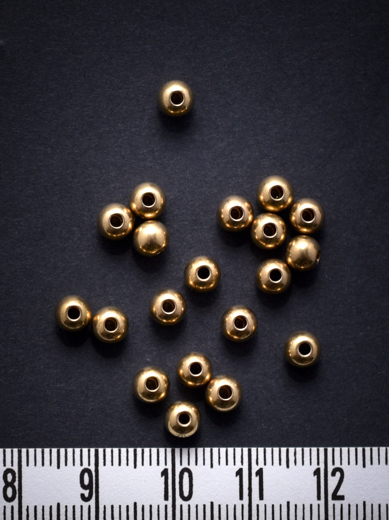 Perles métalliques de 5mm