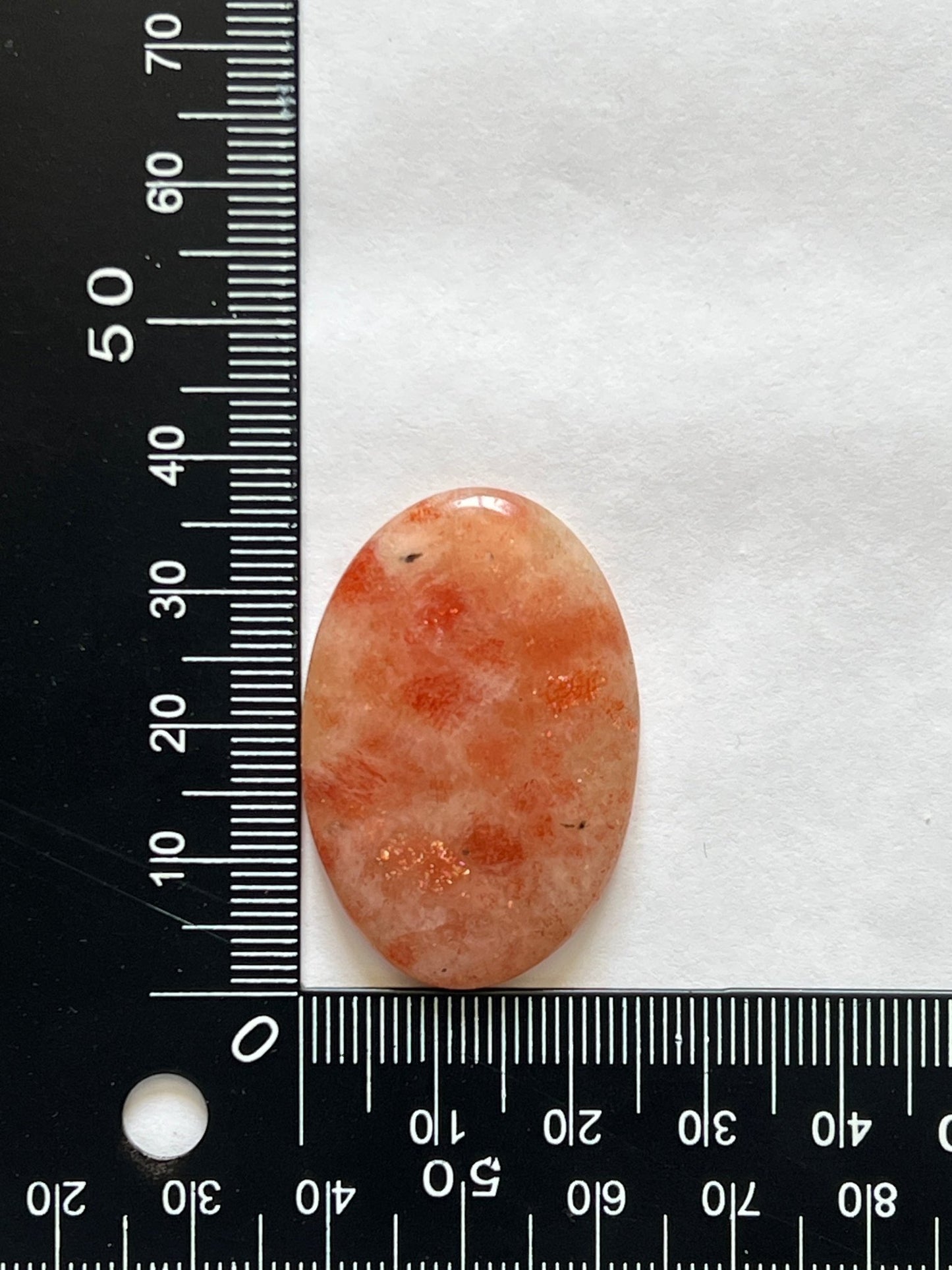 Pierre de Soleil n°1 (3,8cm x 2,5cm) - Solyluna Macramé