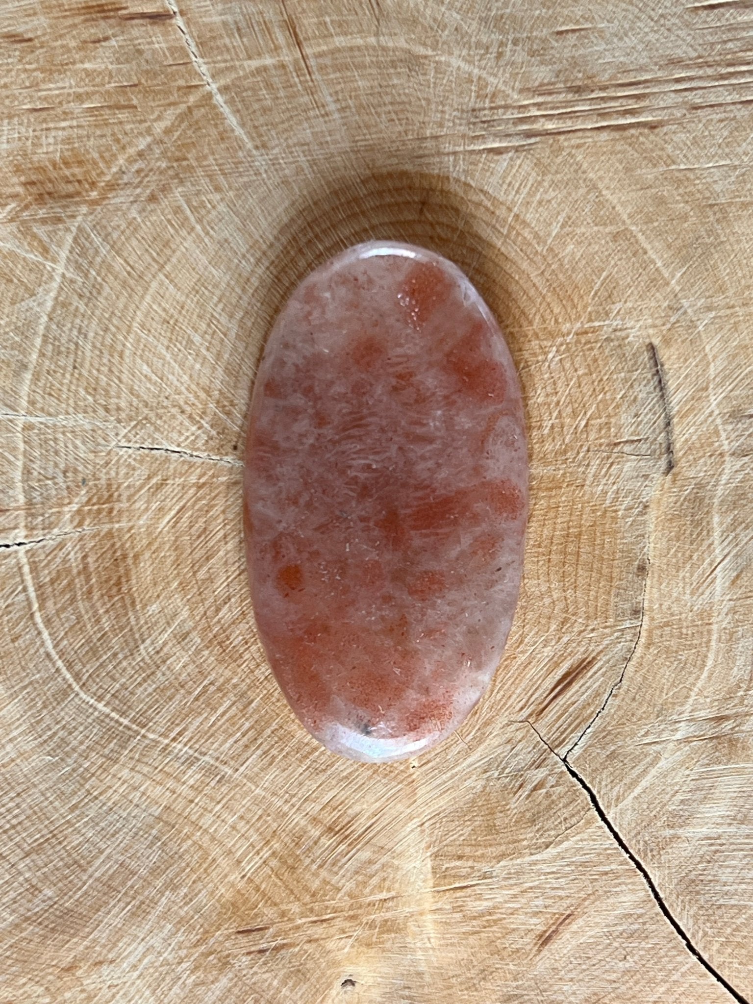 Pierre de Soleil n°2 (4cm x 2,2cm) - Solyluna Macramé