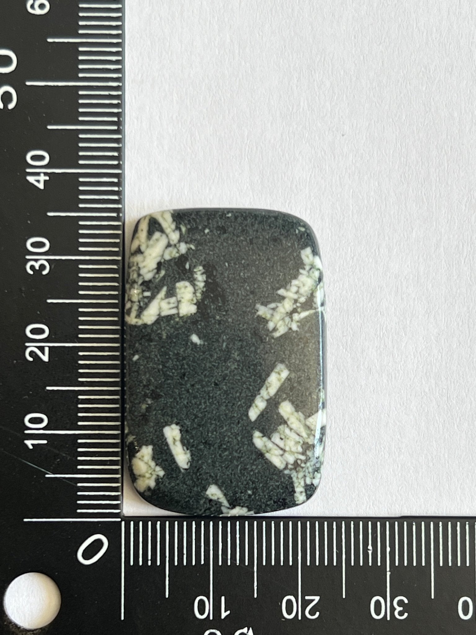 Pierre d'Ecriture Chinoise n°5 (3,5cm x 2,3cm) - Solyluna Macramé