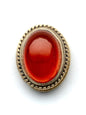 Pierre sertie de laiton de 17 mm - Solyluna Macramé