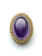 Pierre sertie de laiton de 17 mm - Solyluna Macramé