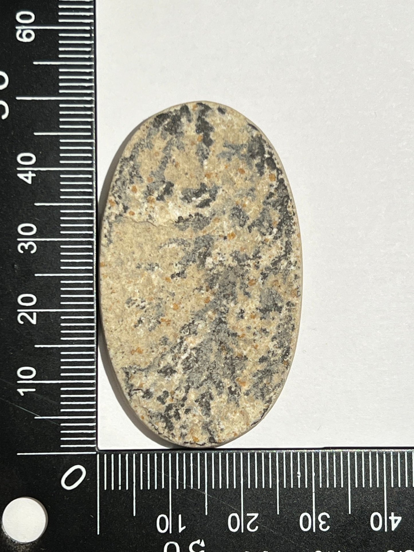 Psilomélane Dendritique n°2 (4,8cm x 2,7cm) - Solyluna Macramé