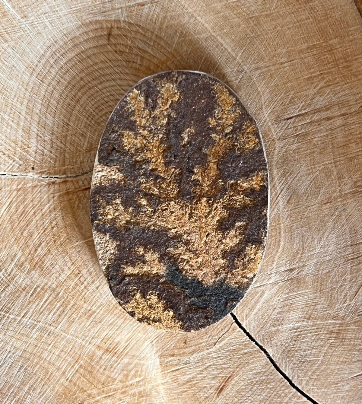 Psilomélane Dendritique n°2 (4cm x 2,7cm) - Solyluna Macramé