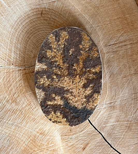 Psilomélane Dendritique n°2 (4cm x 2,7cm) - Solyluna Macramé