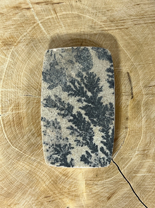 Psilomélane Dendritique n°4 (4,4cm x 2,7cm) - Solyluna Macramé