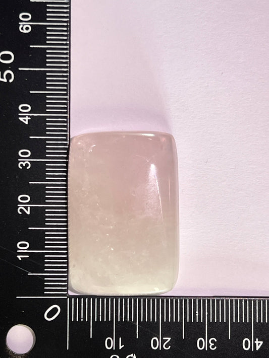 Quartz Rose n°4 (3,5cm x 2,4cm) - Solyluna Macramé