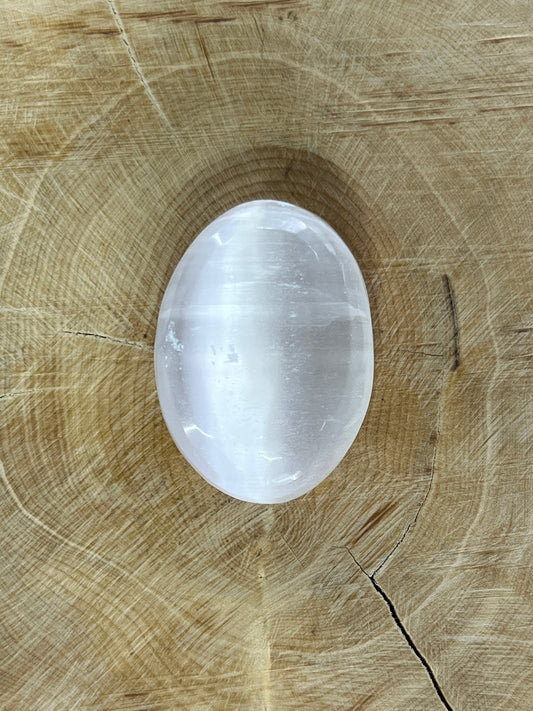Sélénite n°1 (3,2cm x 2,3cm) - Solyluna Macramé