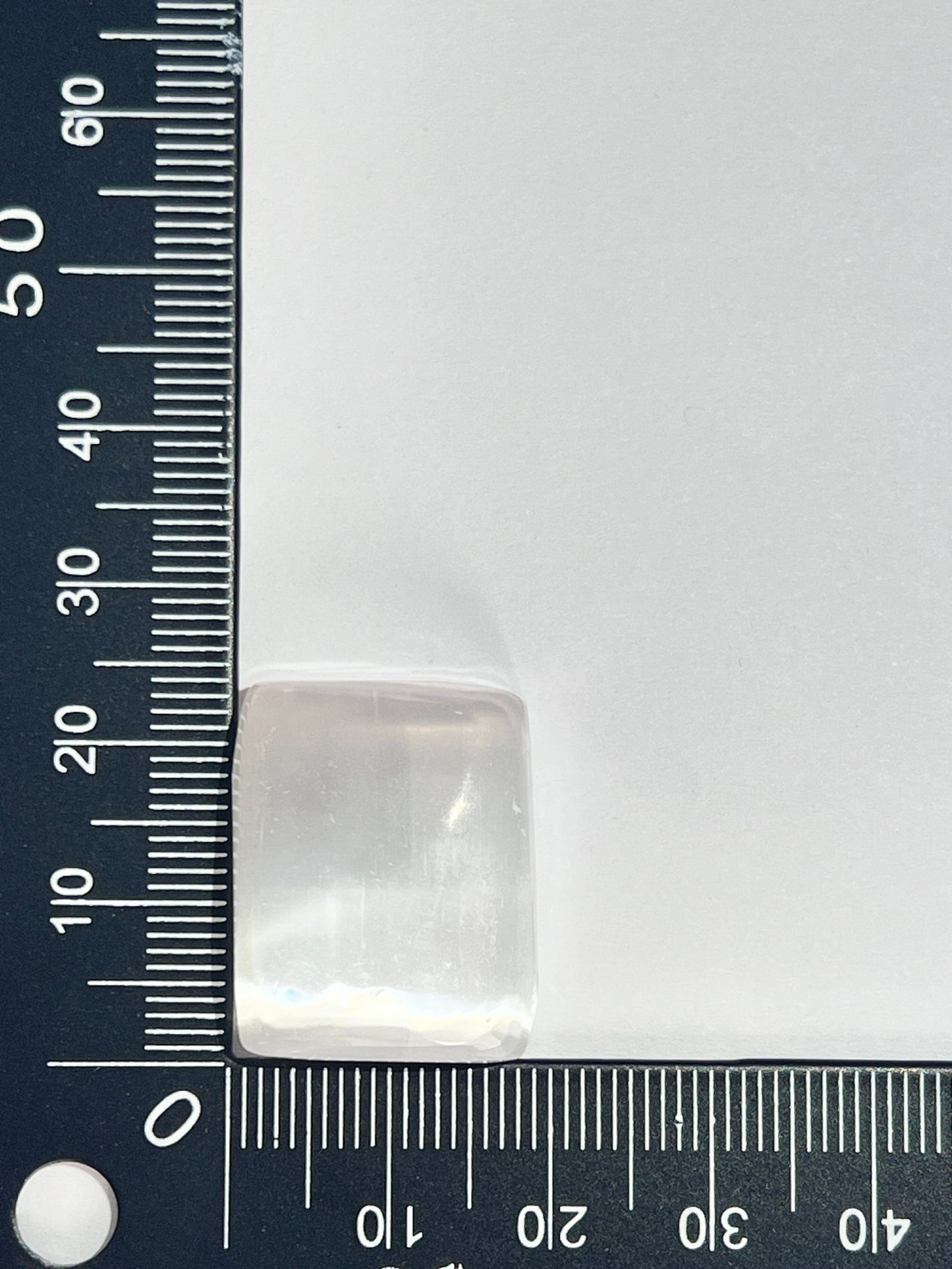 Sélénite n°2 (2,3cm x 1,8cm) - Solyluna Macramé