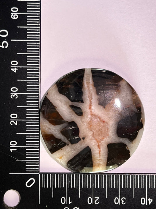 Septaria Noire n°2 (4cm x 4cm) - Solyluna Macramé