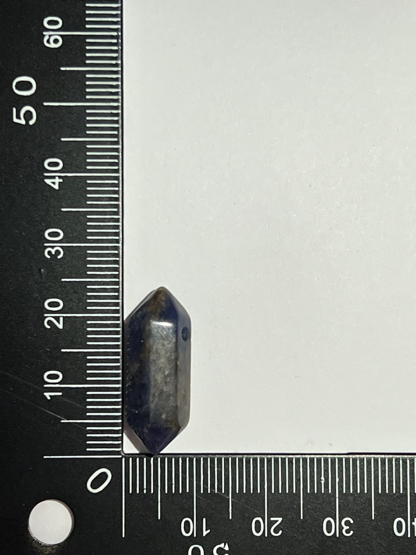 Sodalite double pointe n°6 (2,3cm x 9mm) - Solyluna Macramé