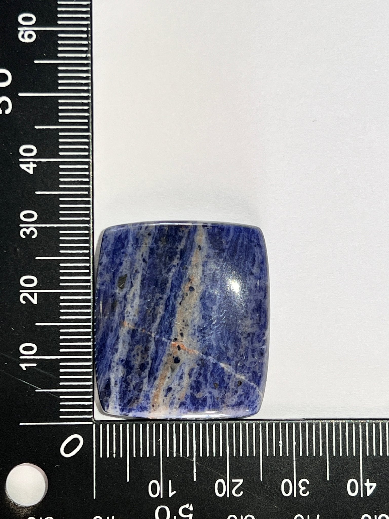 Sodalite n°1 (3,3cm x 2,6cm) - Solyluna Macramé