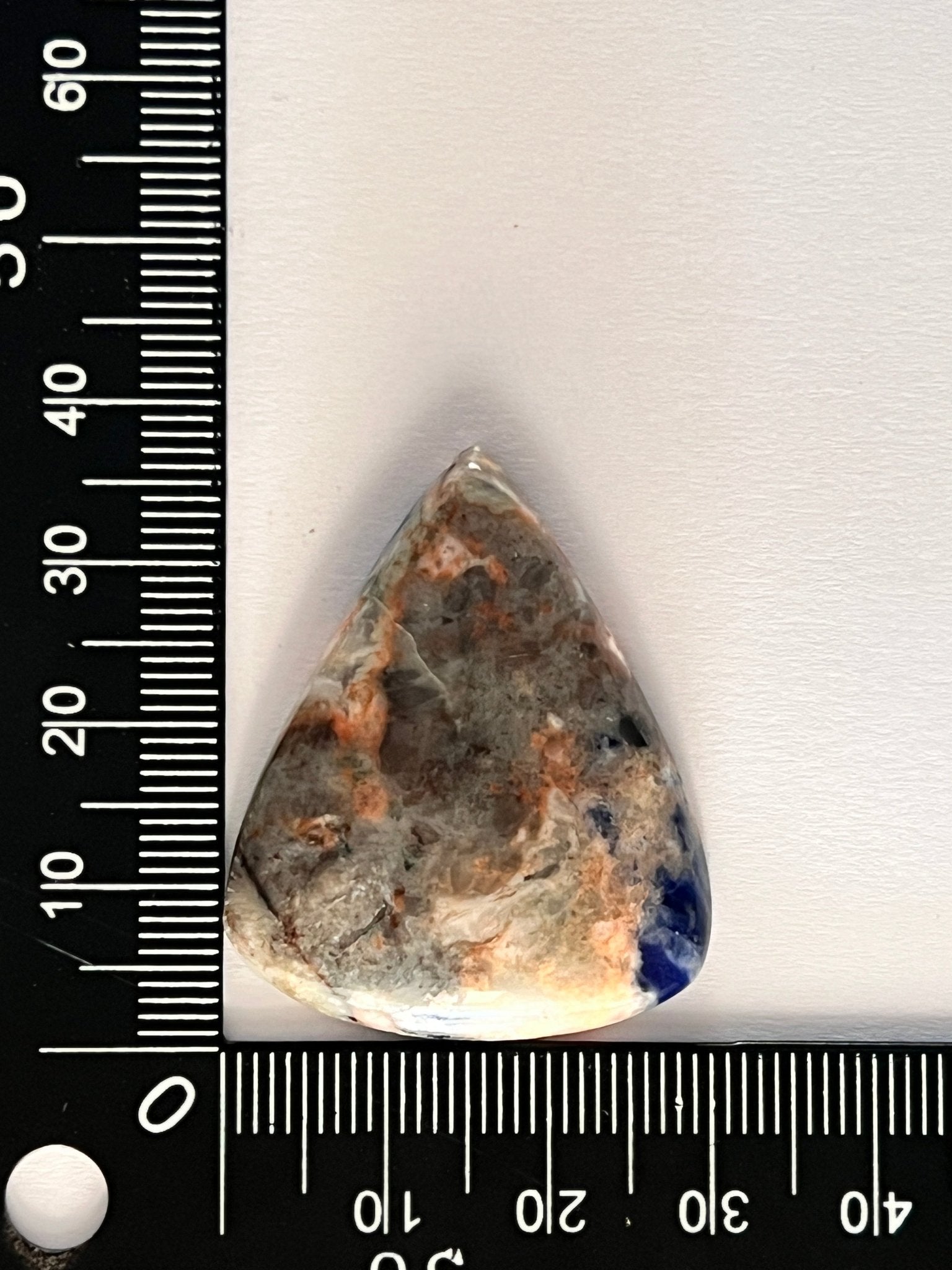 Sodalite n°3 (3,7cm x 3cm) - Solyluna Macramé