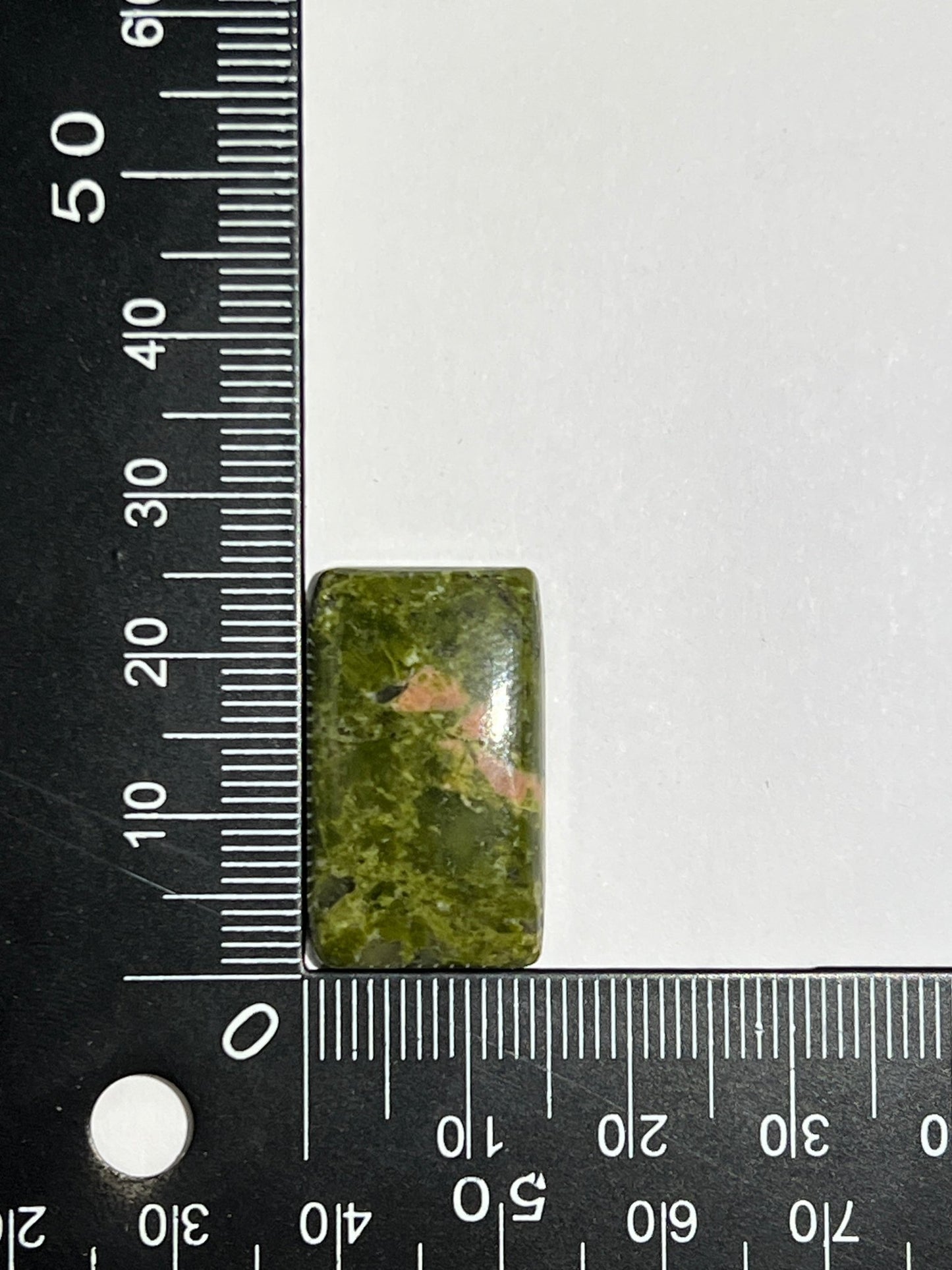 Unakite n°3 (2,5cm x 1,5cm) - Solyluna Macramé