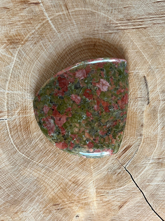 Unakite n°1 (3,7cm x 3,4cm) - Solyluna Macramé