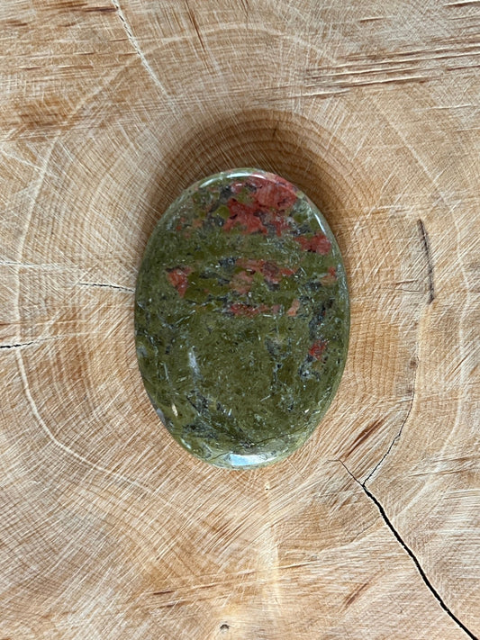 Unakite n°4 (3,6cm x 2,6cm) - Solyluna Macramé