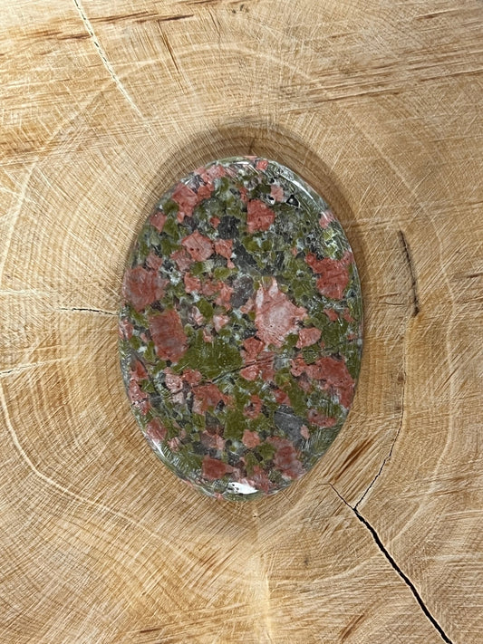 Unakite n°5 (4cm x 2,8cm) - Solyluna Macramé