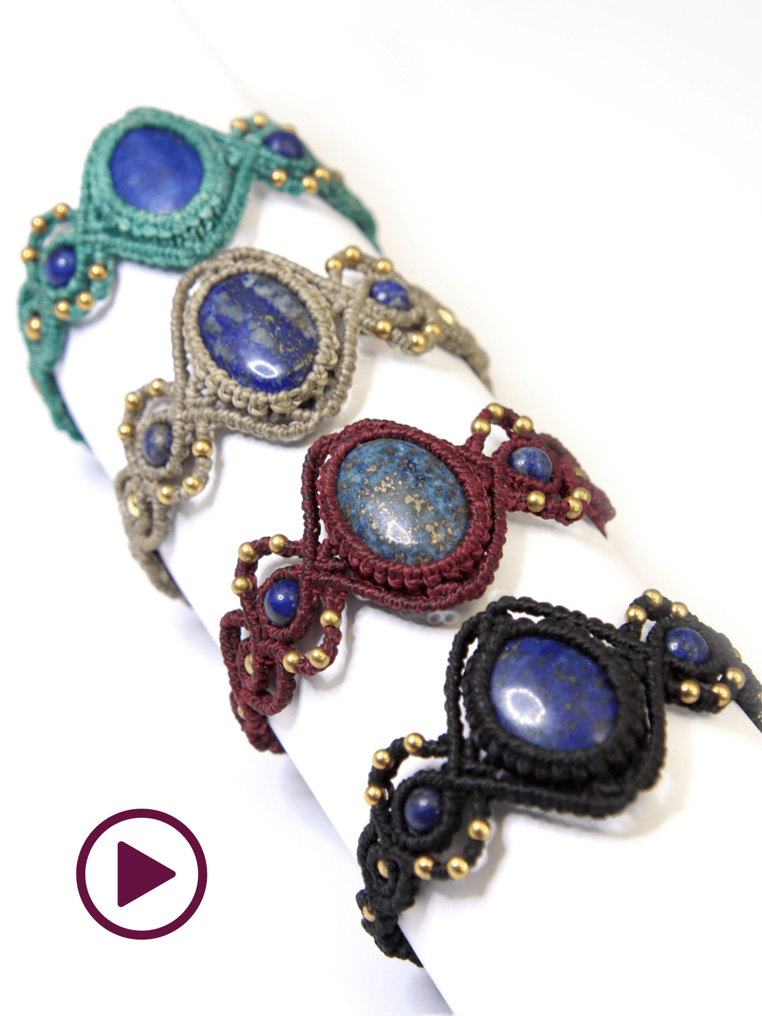 Vidéo bracelet "Méli" - Solyluna Macramé