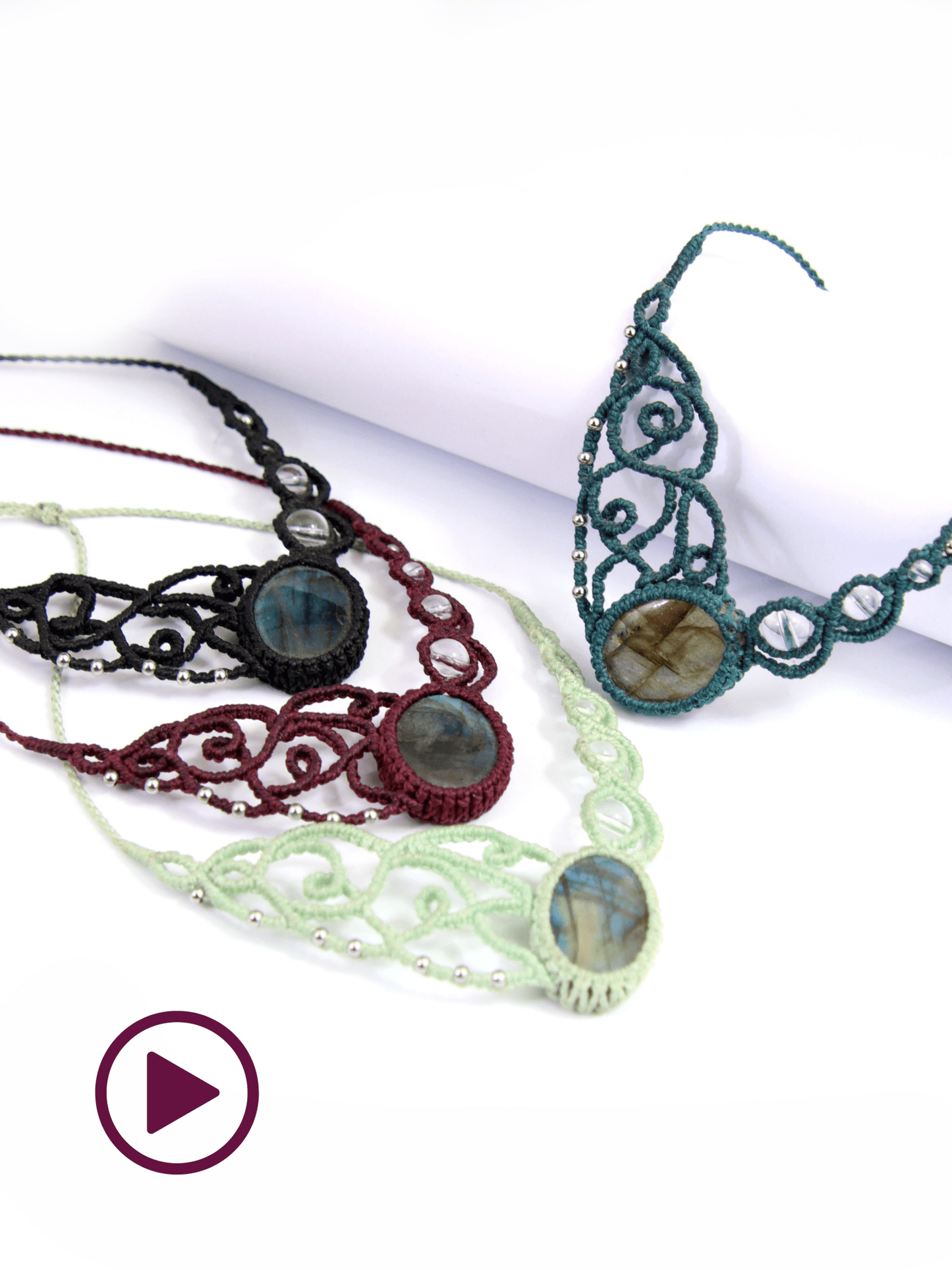 Vidéo collier "Assy" - Solyluna Macramé