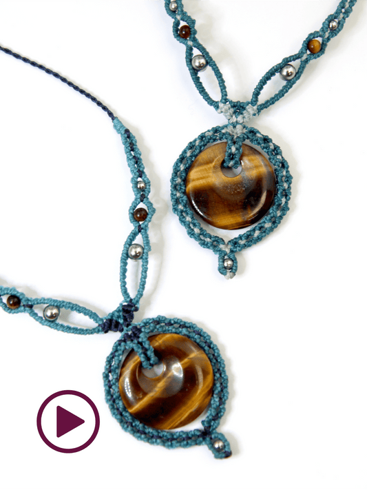 Vidéo collier "Fao" - Solyluna Macramé