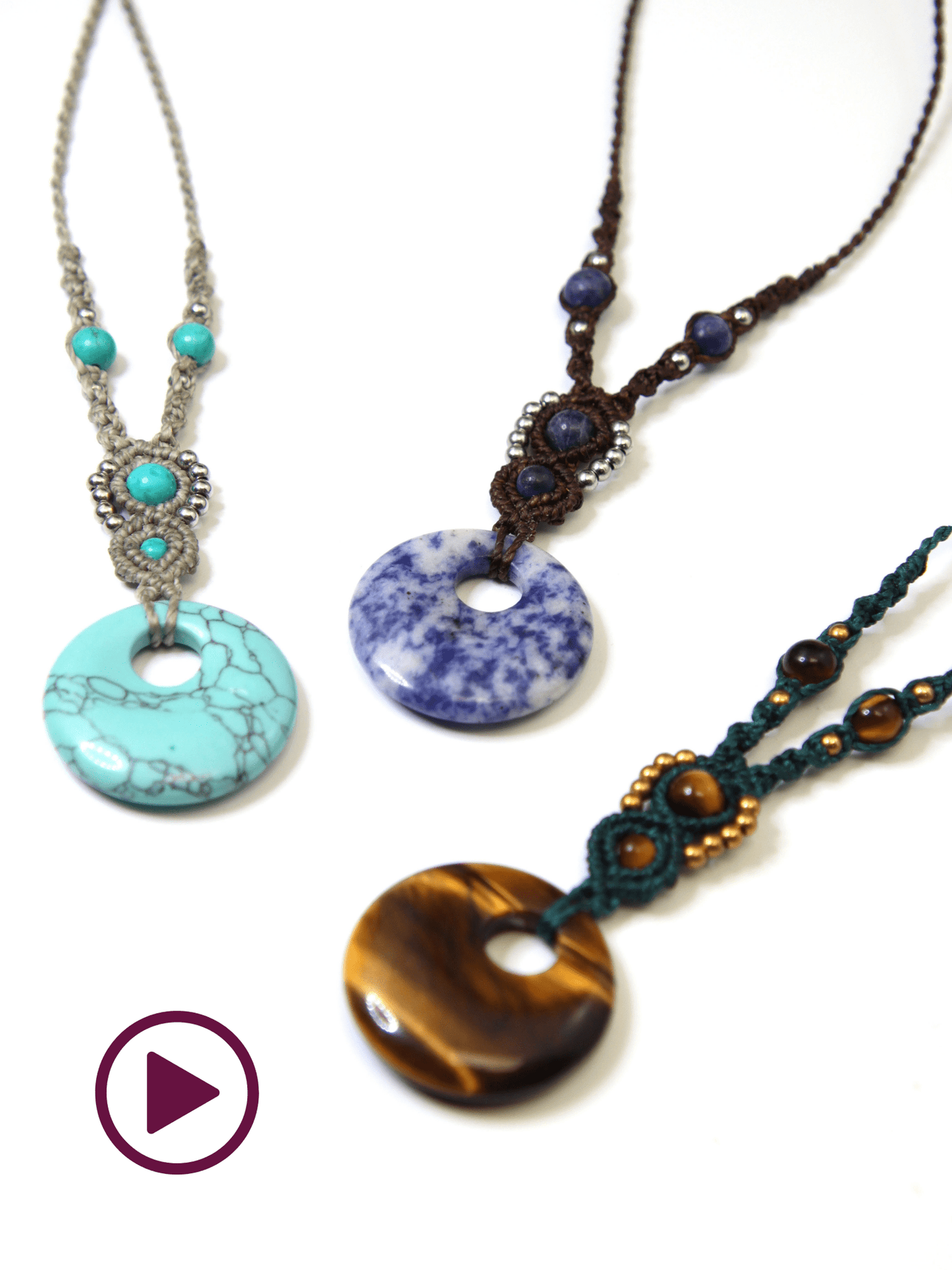 Vidéo collier "Nora" - Solyluna Macramé